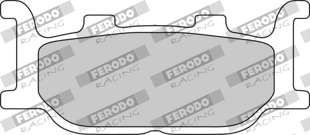 Sada brzdových destiček, kotoučová brzda FERODO RACING FDB2003P
