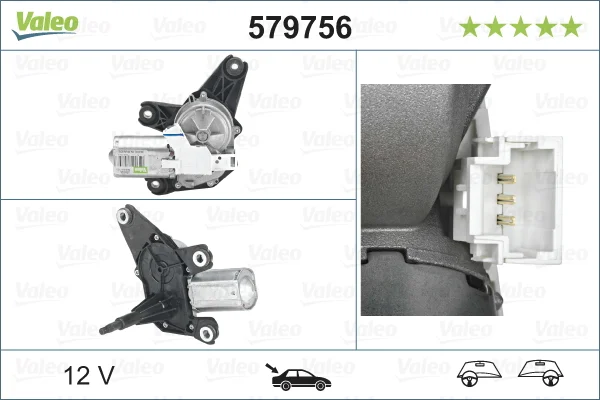 Motor stěračů VALEO 579756 – OE 8200153458