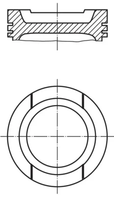 Píst MAHLE 0332000