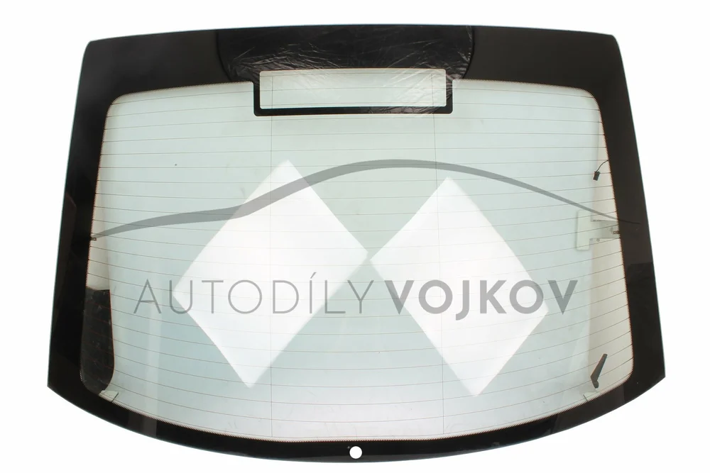 Zadní sklo zelené vyhřívané liftback pro stěrač 1Z5845049AM v:98494