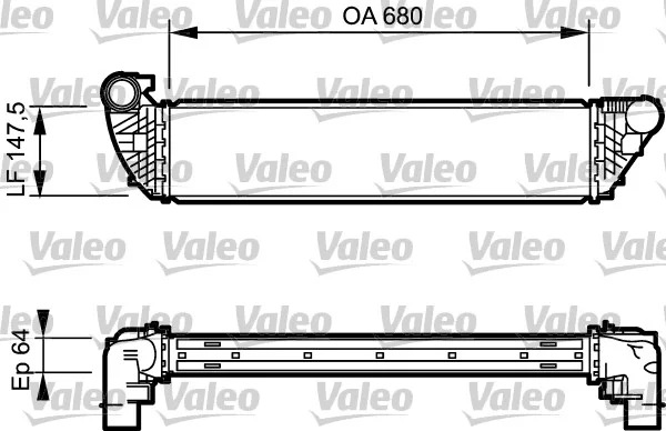 Chladič turba VALEO 817828