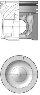 Píst KOLBENSCHMIDT 40515610