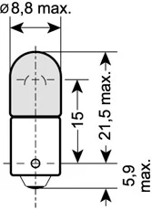 Zarovka, osvetleni interieru ams-OSRAM 3886X
