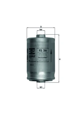 Palivový filtr KNECHT KL36 – OE 441201511C