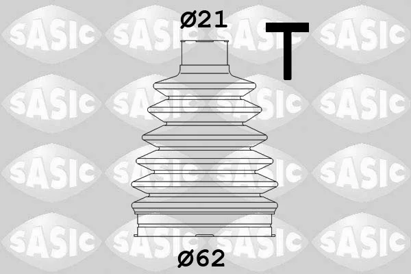Sada měchů, hnací hřídel SASIC 1904009 – OE 7701209256