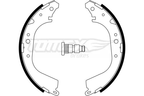 Sada brzdových čelistí Tomex Brakes TX23-35