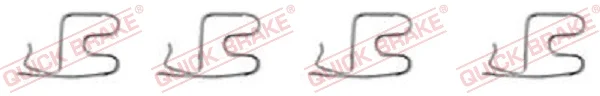 Sada prislusenstvi, oblozeni kotoucove brzdy QUICK BRAKE 109-1219