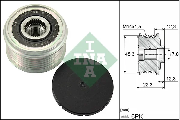 Předstihová spojka Schaeffler INA 535029110