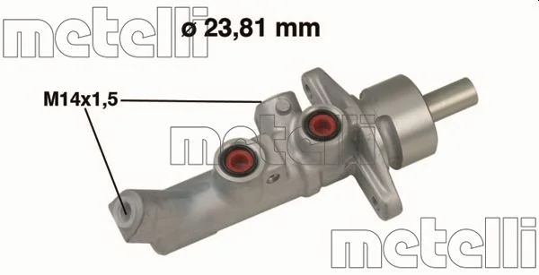 Hlavní brzdový válec METELLI 05-0648
