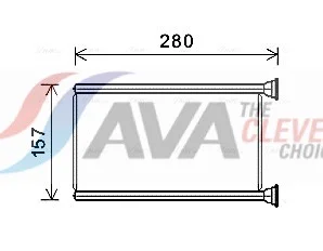 Výměník tepla, vnitřní vytápění AVA Clever Choice JEA6069 Výměník tepla, vnitřní vytápění AVA Clever Choice JEA6069
