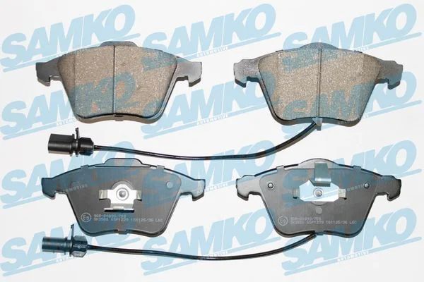 Sada brzdových destiček, kotoučová brzda SAMKO 5SP1239