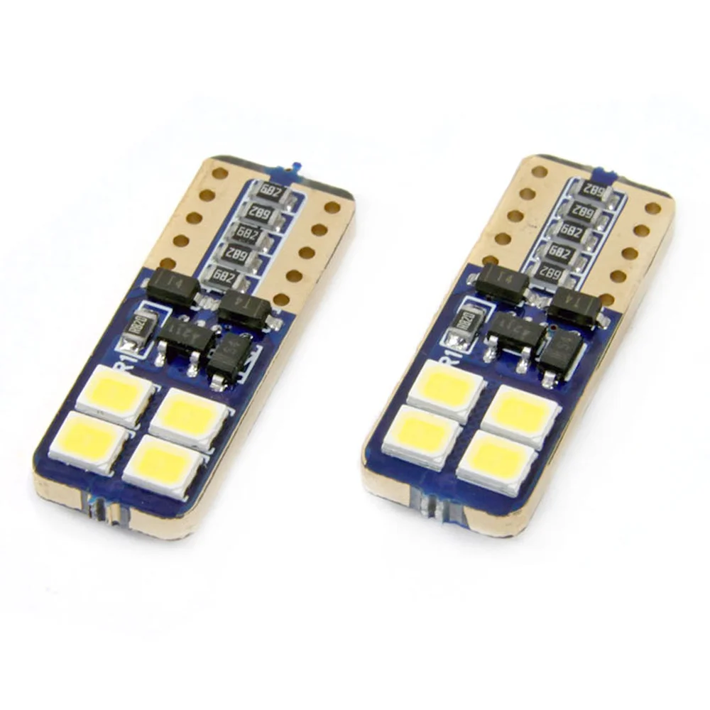ZAROWKA LED 12V W5W 8XSMD BÍLÁ 2SZT. AMIO 01635 - Obrázek 4