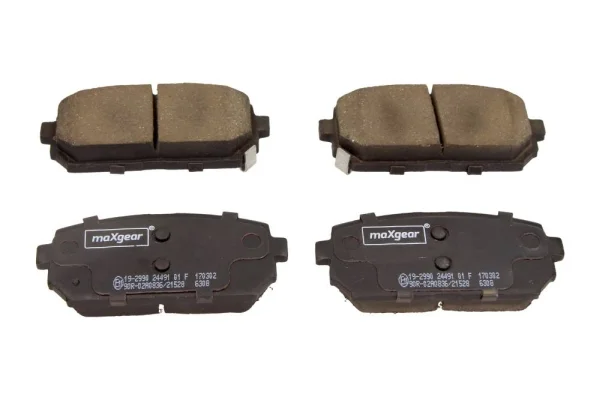 Sada brzdových destiček, kotoučová brzda MAXGEAR 19-2990