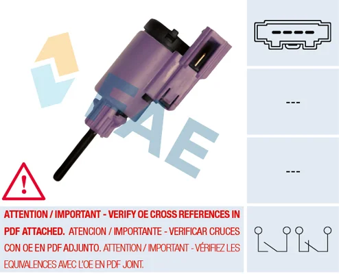 Spinac brzdoveho svetla FAE 24760