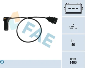 Generátor impulsů, klikový hřídel FAE 79066