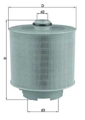 Vzduchový filtr KNECHT LX1006/2D – OE 4F0133843