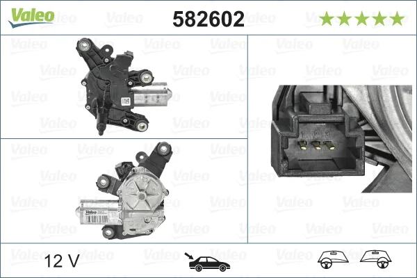 Motor stěračů VALEO 582602 – OE 287105483R Motor stěračů VALEO 582602 – OE 287105483R
