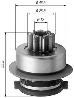 Pastorek, startér MAGNETI MARELLI 940113020256