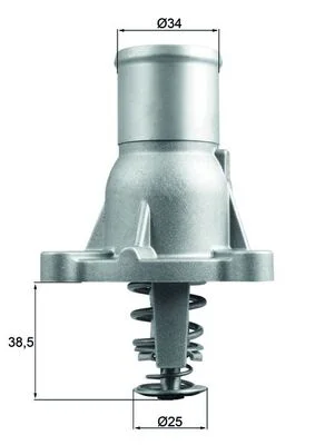 Termostat, chladivo MAHLE TI26092