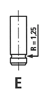 Výfukový ventil FRECCIA R4901/RNT – OE 14721-PM3000