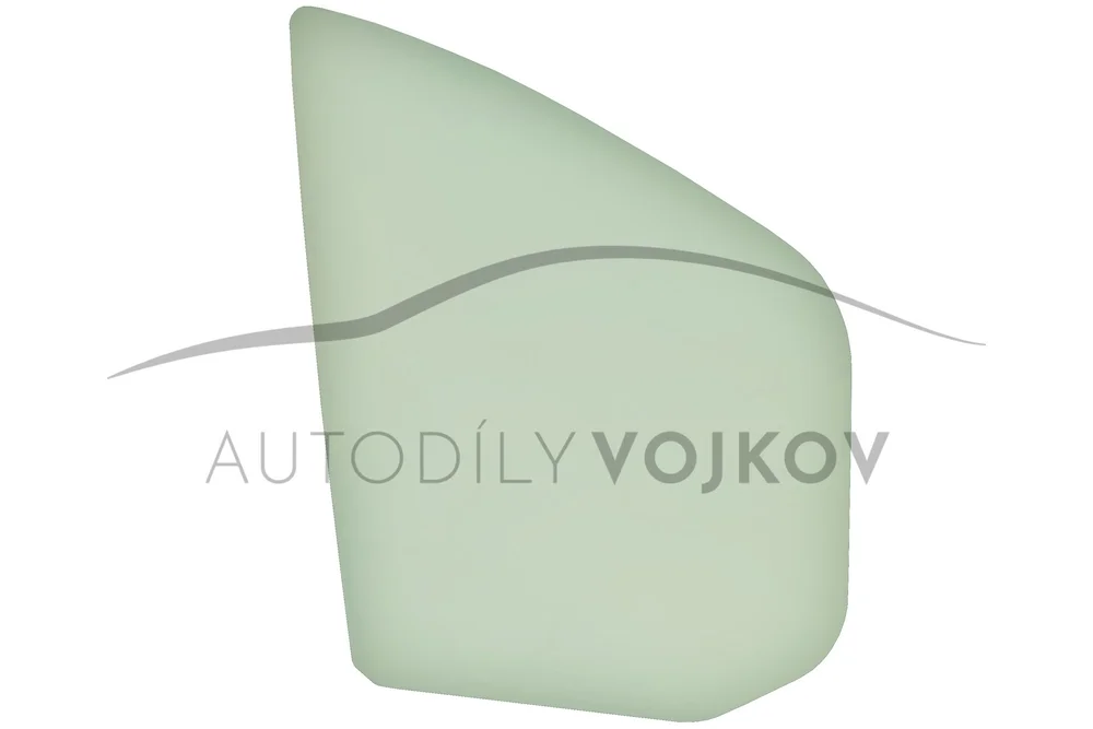 Sklo pravých předních dveří – pevné, světle zelené BK21-V21418-AF v:127062 Sklo pravých předních dveří – pevné, světle zelené BK21-V21418-AF v:127062