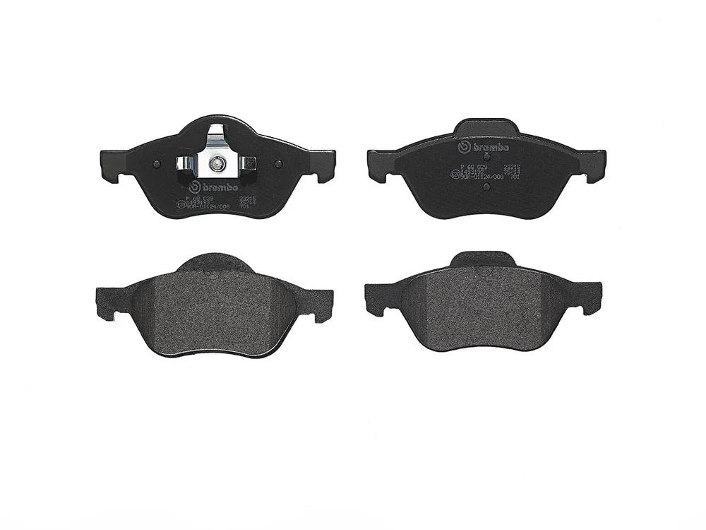 Sada brzdových destiček, kotoučová brzda BREMBO P68029
