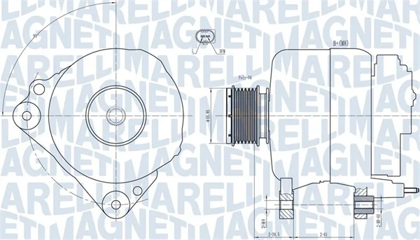 generátor MAGNETI MARELLI 063731810010