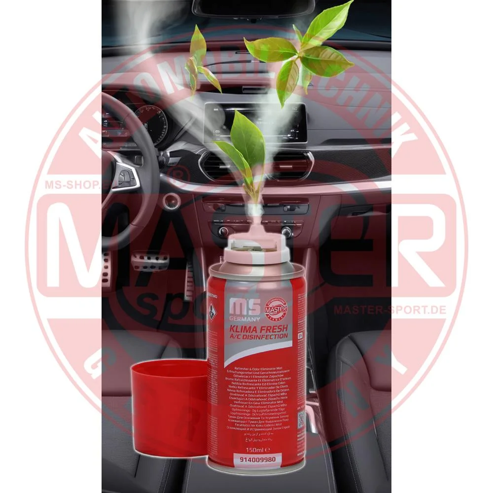 Čistidlo, klimatizace AC CLEAN AIR Dezinfekce do klimatizace sprej 150ml MS 914009980 MASTER-SPORT GERMANY Čistidlo, klimatizace AC CLEAN AIR Dezinfekce do klimatizace sprej 150ml MS 914009980 MASTER-SPORT GERMANY
