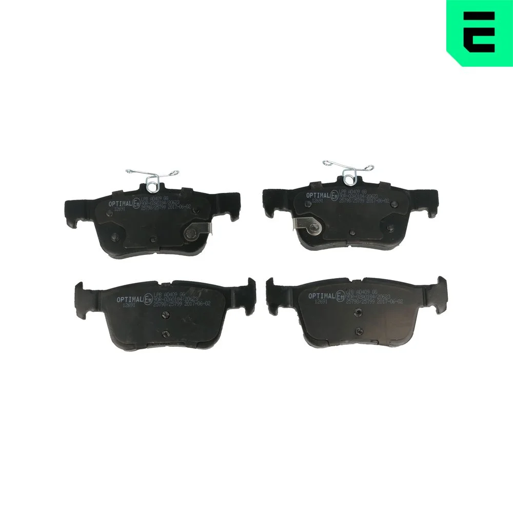 Sada brzdových destiček, kotoučová brzda OPTIMAL BP-12691