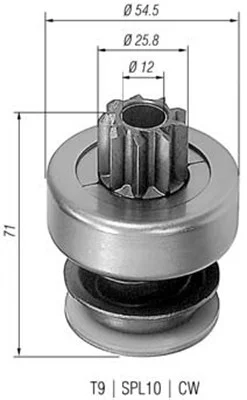 Pastorek, startér MAGNETI MARELLI 940113020061 Pastorek, startér MAGNETI MARELLI 940113020061