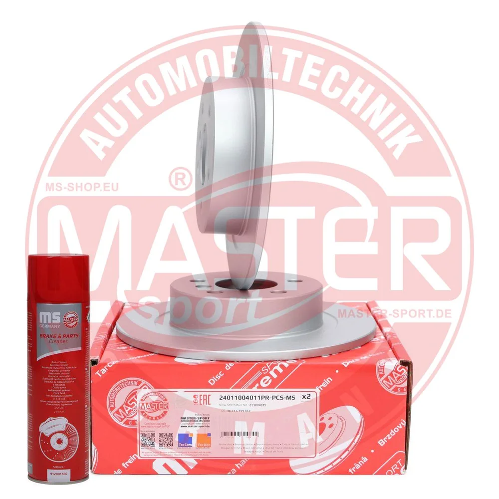 Brzdový kotouč MASTER-SPORT GERMANY 24011004011PR-SET-MSP