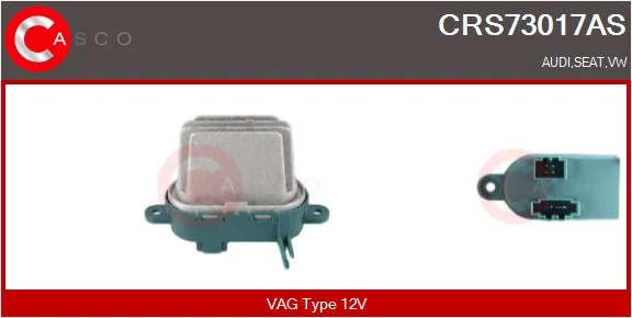 Odpor, vnitřní tlakový ventilátor CASCO CRS73017AS Odpor, vnitřní tlakový ventilátor CASCO CRS73017AS