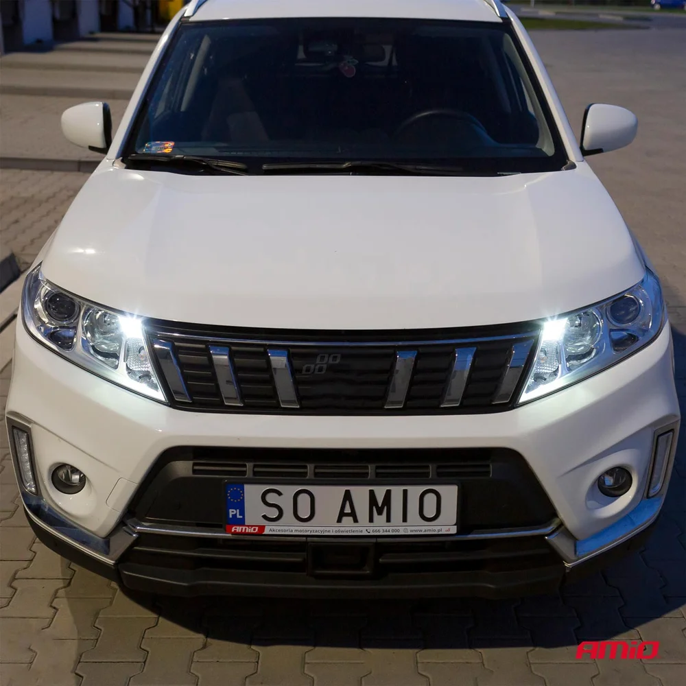 ZAROWKA LED 12V W5W 8XSMD BÍLÁ 2SZT. AMIO 01635 - Obrázek 2