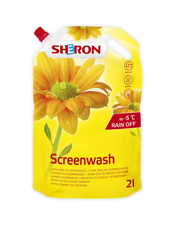 SHERON Letní ostřikovač Softpack 2 lt Citron -5 °C Rain Off 1410244 SHERON Letní ostřikovač Softpack 2 lt Citron -5 °C Rain Off 1410244