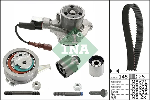 Vodní pumpa + sada ozubeného řemene Schaeffler INA 530065030