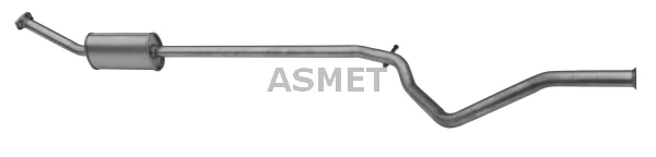 Stredni tlumic vyfuku ASMET 08.073