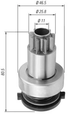 Pastorek, startér MAGNETI MARELLI 940113020434