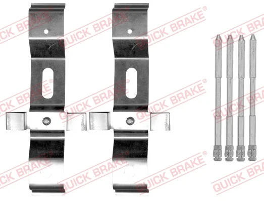 Sada prislusenstvi, oblozeni kotoucove brzdy QUICK BRAKE 109-0004