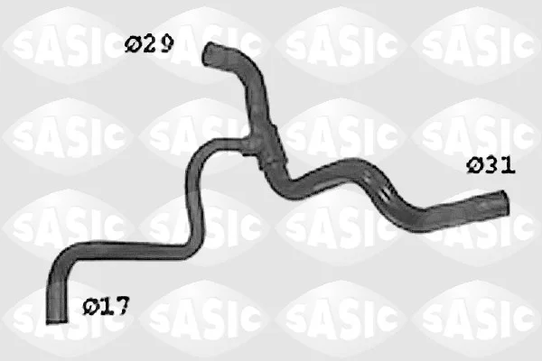 Hadice chladiče SASIC SWH4295 – OE 7700829987 Hadice chladiče SASIC SWH4295 – OE 7700829987