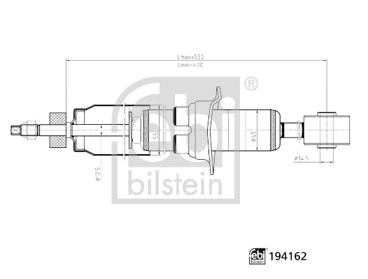 Tlumič pérování FEBI BILSTEIN 194162