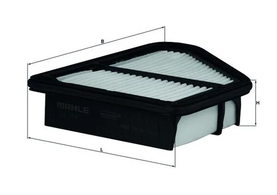 Vzduchový filtr KNECHT LX2647 – OE 17220RSJE00