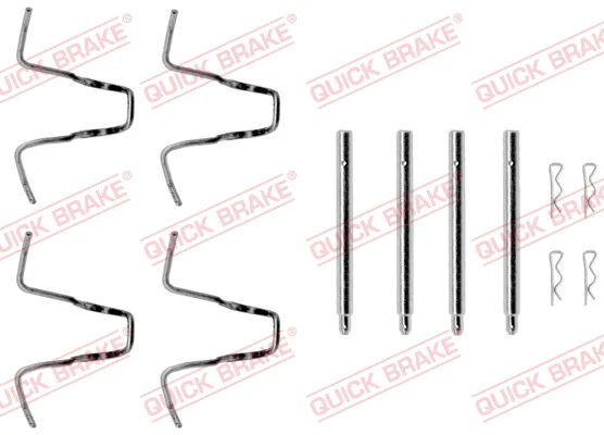 Sada prislusenstvi, oblozeni kotoucove brzdy QUICK BRAKE 109-1005
