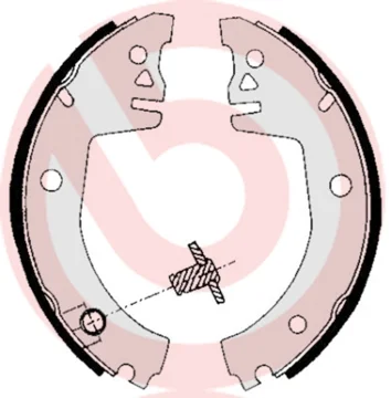 Sada brzdových čelistí BREMBO S85512
