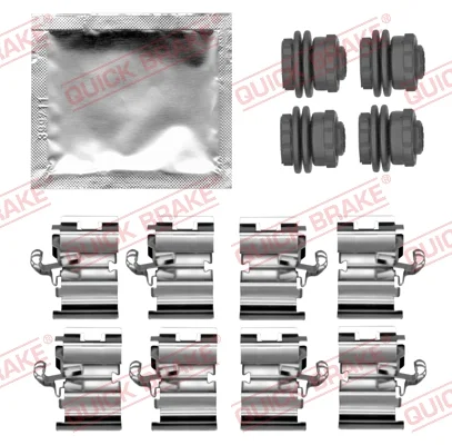 Sada příslušenství, obložení kotoučové brzdy QUICK BRAKE 109-0140