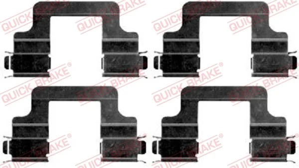 Sada prislusenstvi, oblozeni kotoucove brzdy QUICK BRAKE 109-1679