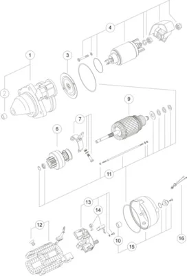 Startér MAHLE MS274