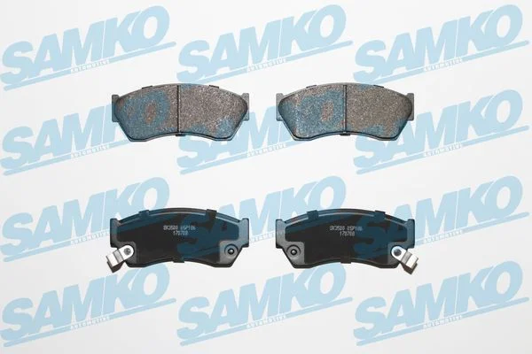 Sada brzdových destiček, kotoučová brzda SAMKO 5SP186
