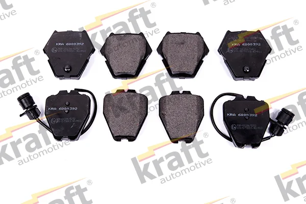 Sada brzdových destiček, kotoučová brzda KRAFT AUTOMOTIVE 6000392