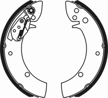 Sada brzdových čelistí ABE C00016ABE – OE 782015123