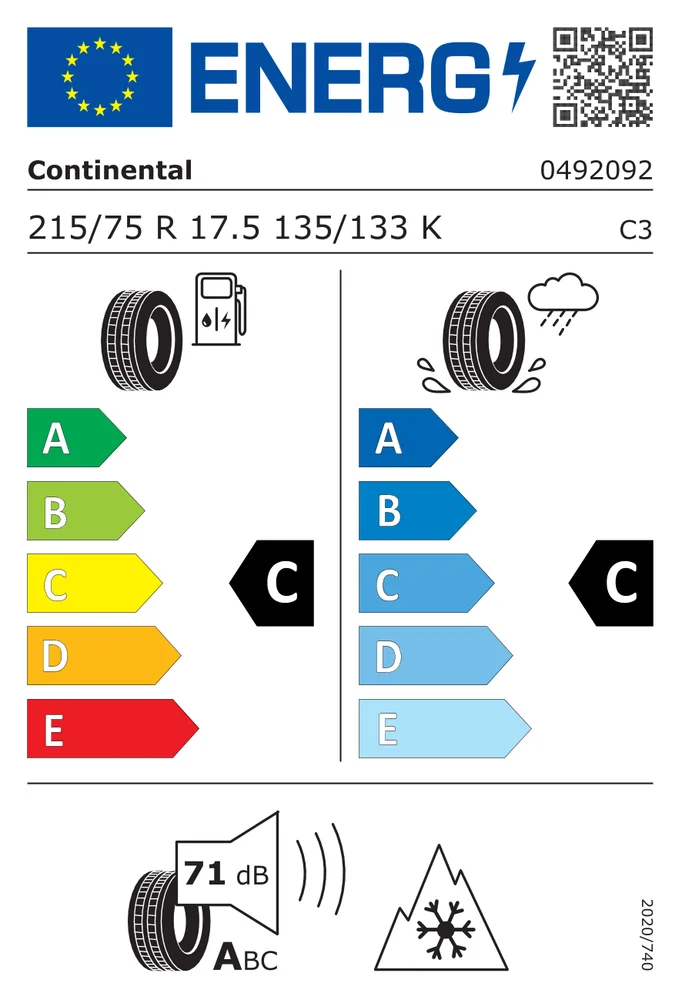 215/75R17.5 CCO HTR2+ CONTINENTAL 215/75R17.5CCOHTR2+ 215/75R17.5 CCO HTR2+ CONTINENTAL 215/75R17.5CCOHTR2+